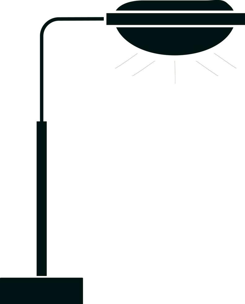 vlak stijl plek licht. glyph icoon of symbool. vector