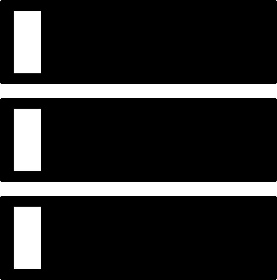 vector illustratie van bindmiddelen in zwart en wit kleur.