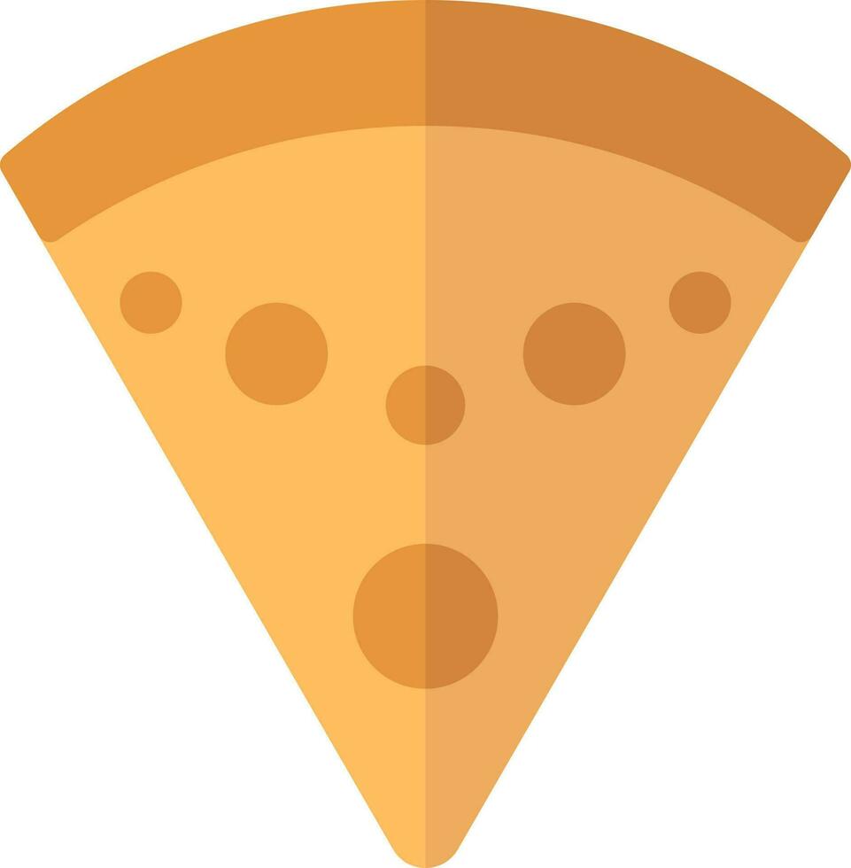 pizza plak icoon in bruin kleur. vector