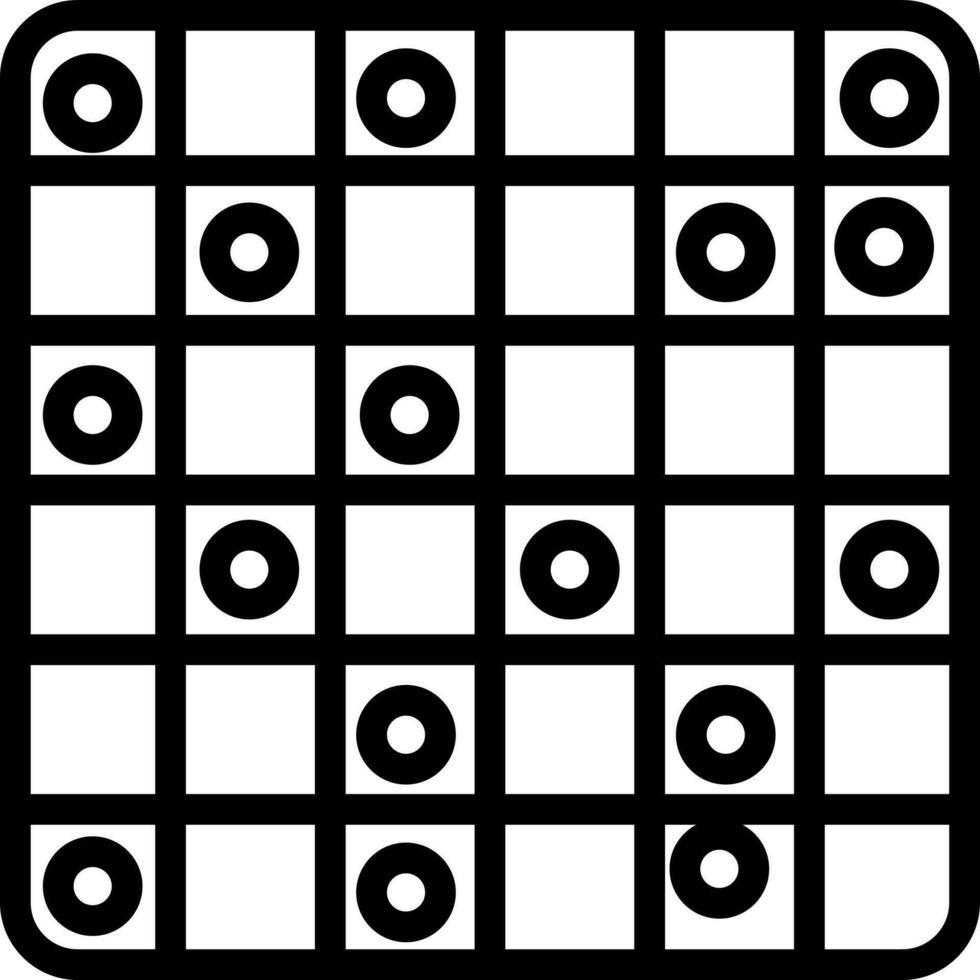 koppeling dots spel icoon of symbool. vector