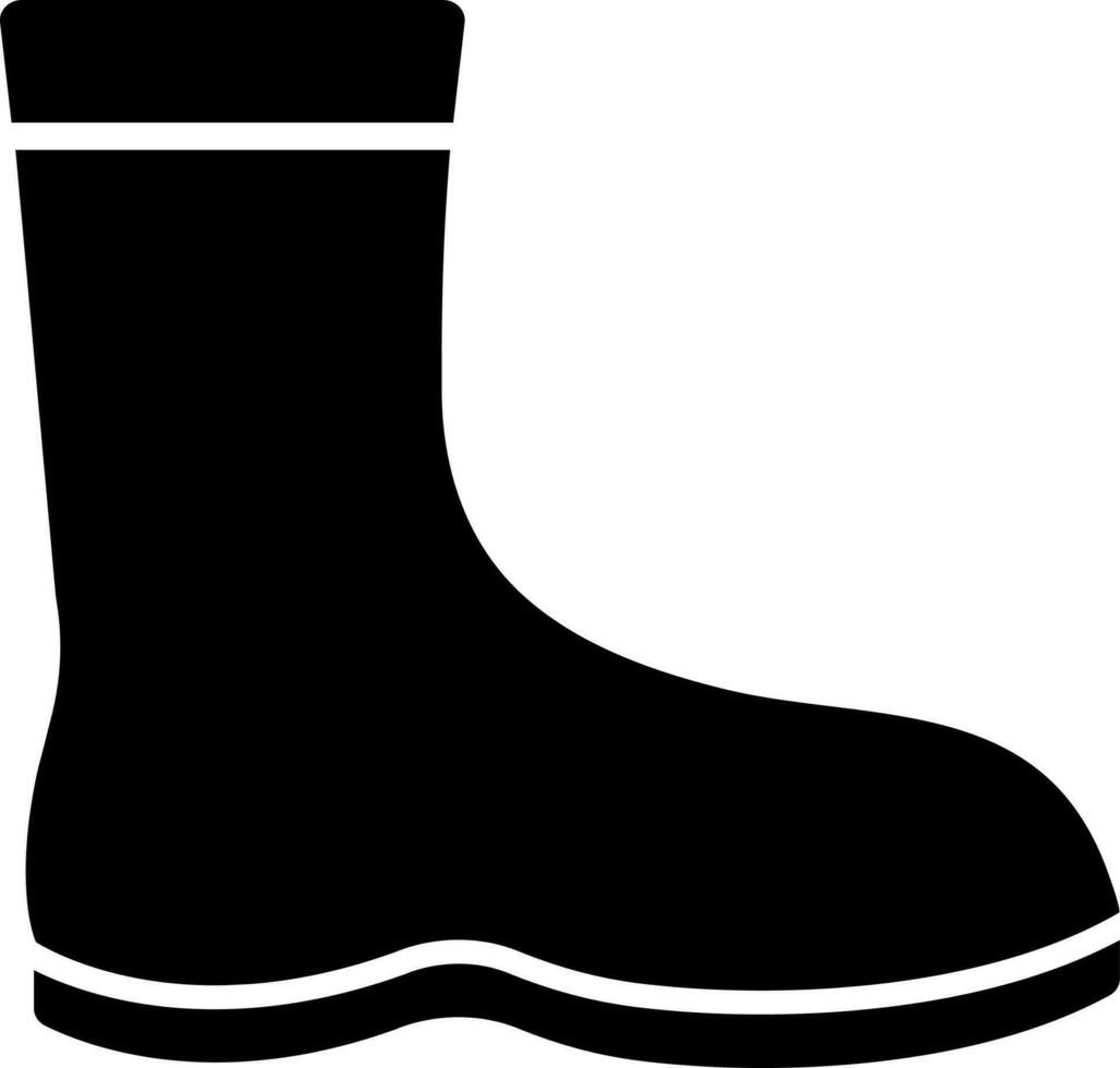 vector illustratie van gumboot icoon.