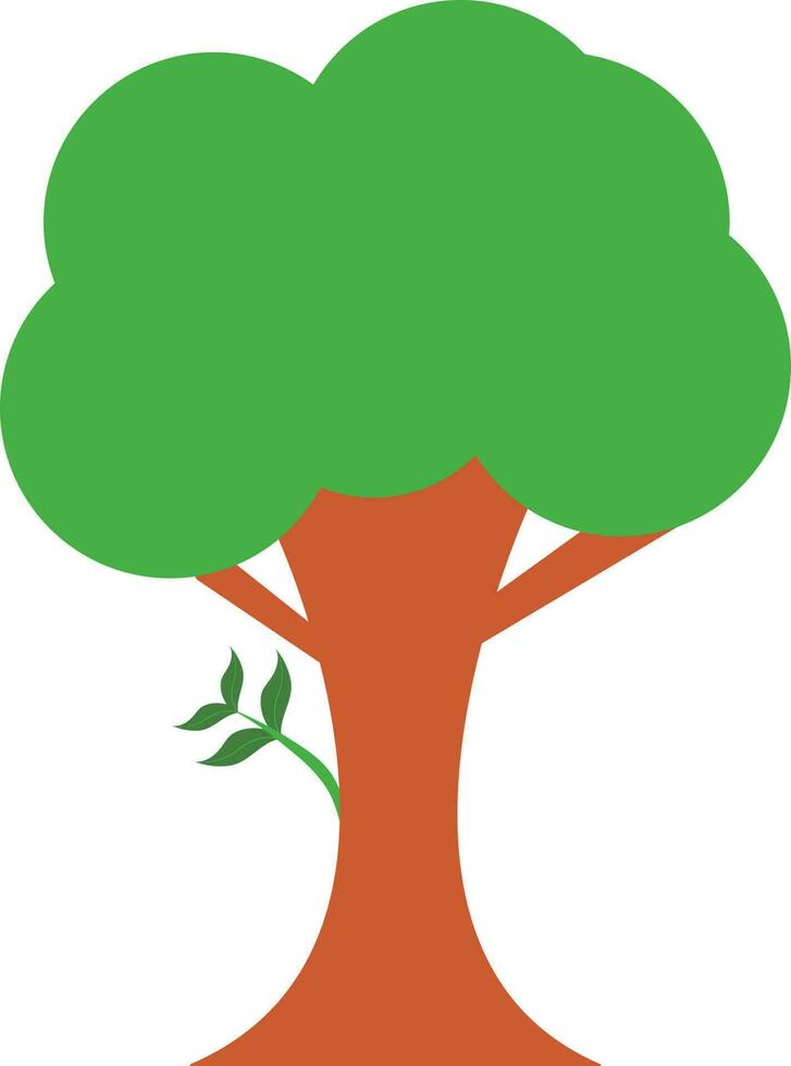 groen boom icoon Aan wit achtergrond. vector