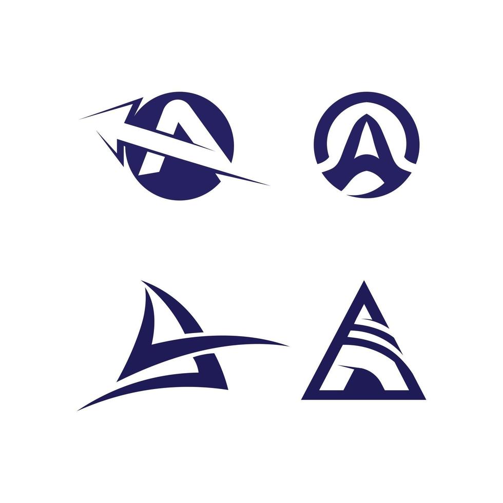 een briefsjabloon logo, vector pictogram ontwerp