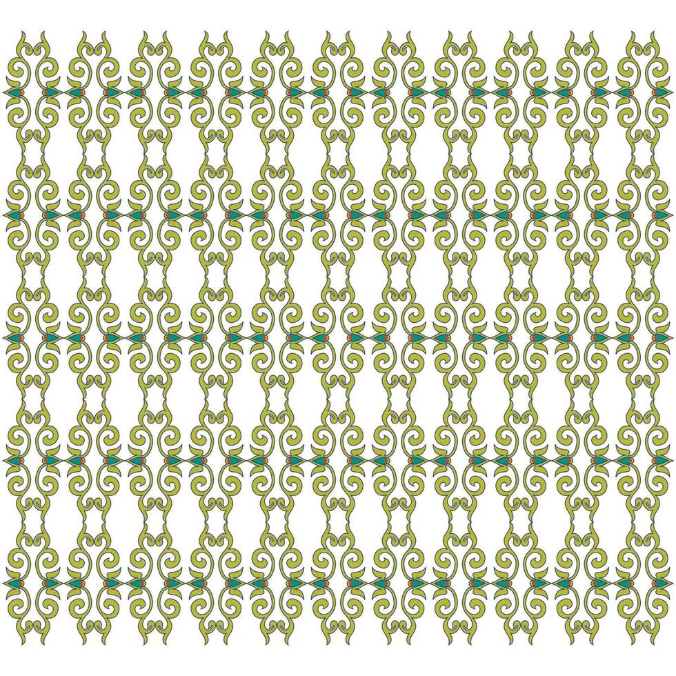 kleurrijk achtergrond met klassiek sier- patroon vector