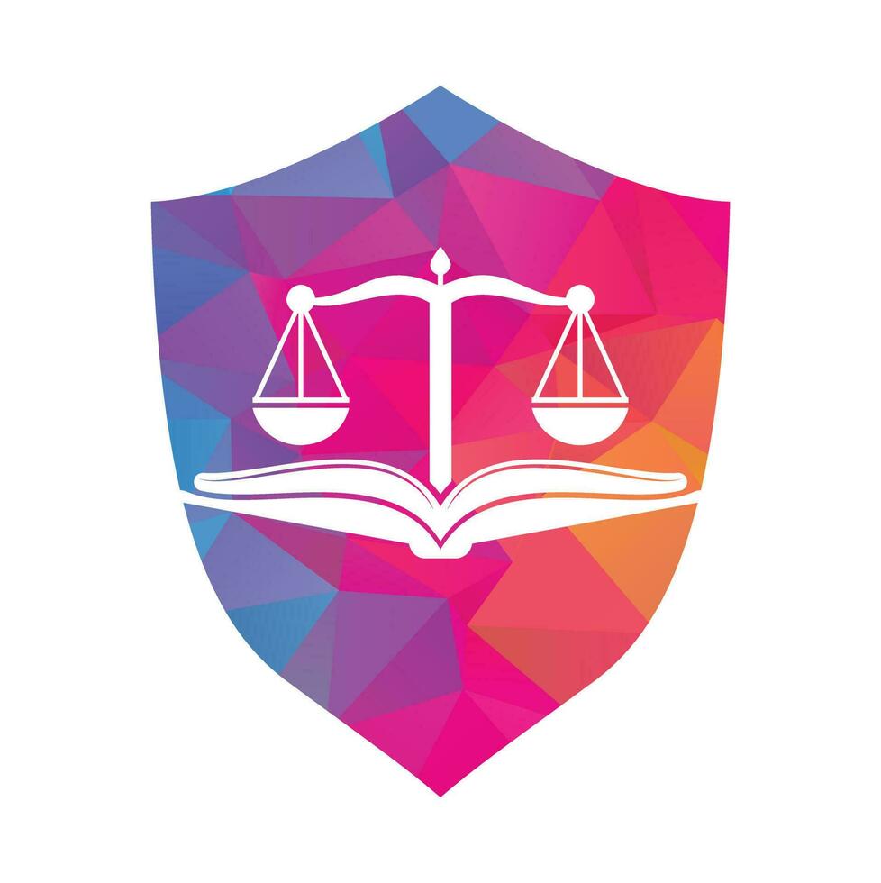 boek wet firma logo ontwerp icoon vector. wet onderwijs logo sjabloon ontwerp vector. vector
