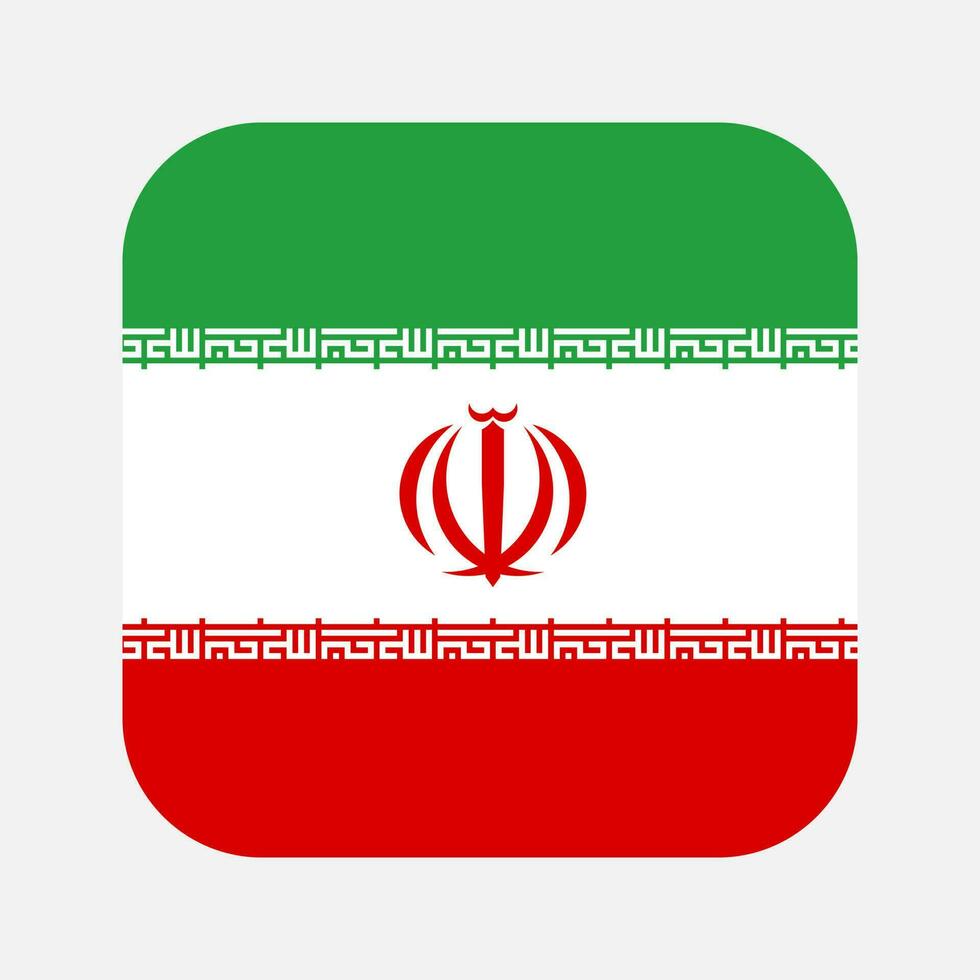 iran vlag eenvoudige illustratie voor onafhankelijkheidsdag of verkiezing vector