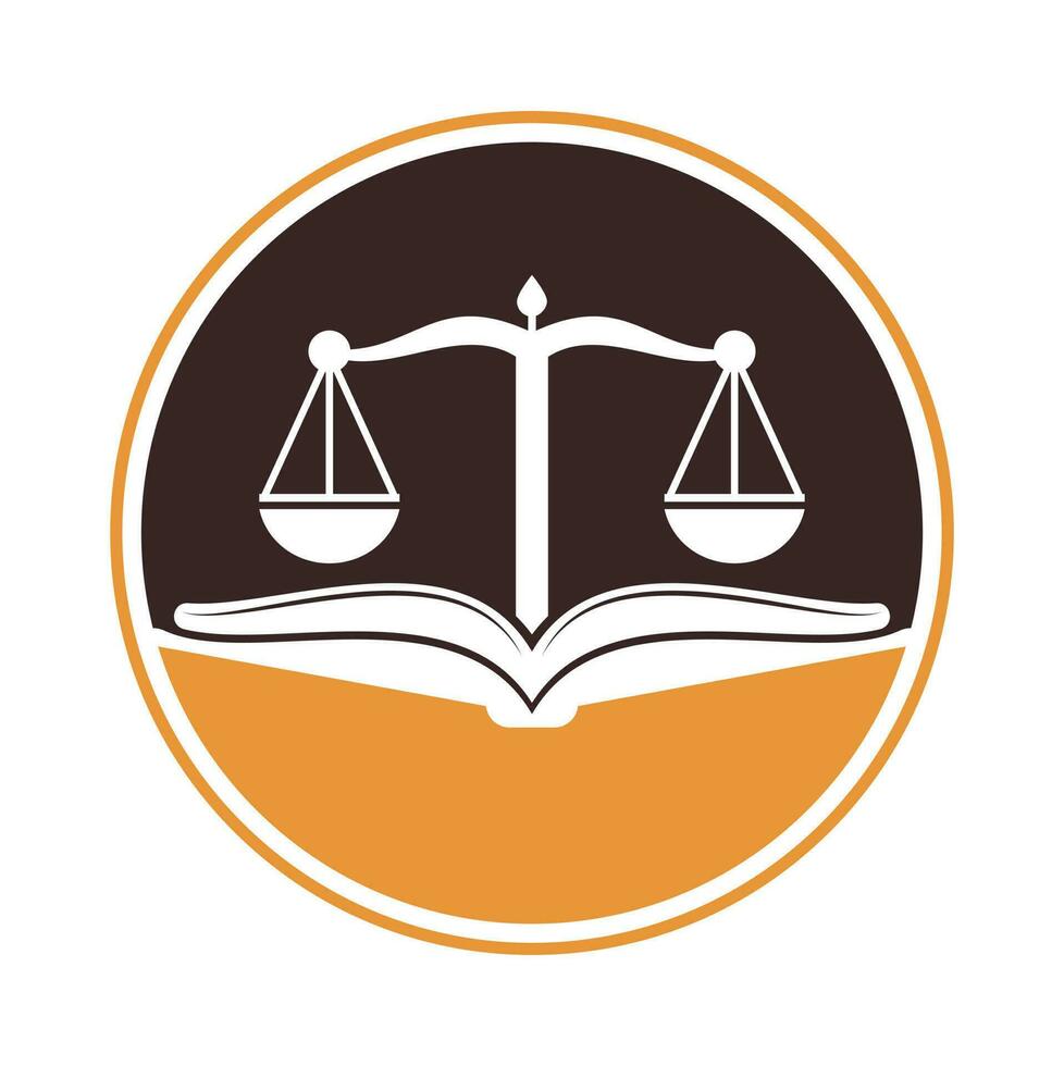 boek wet firma logo ontwerp icoon vector. wet onderwijs logo sjabloon ontwerp vector. vector