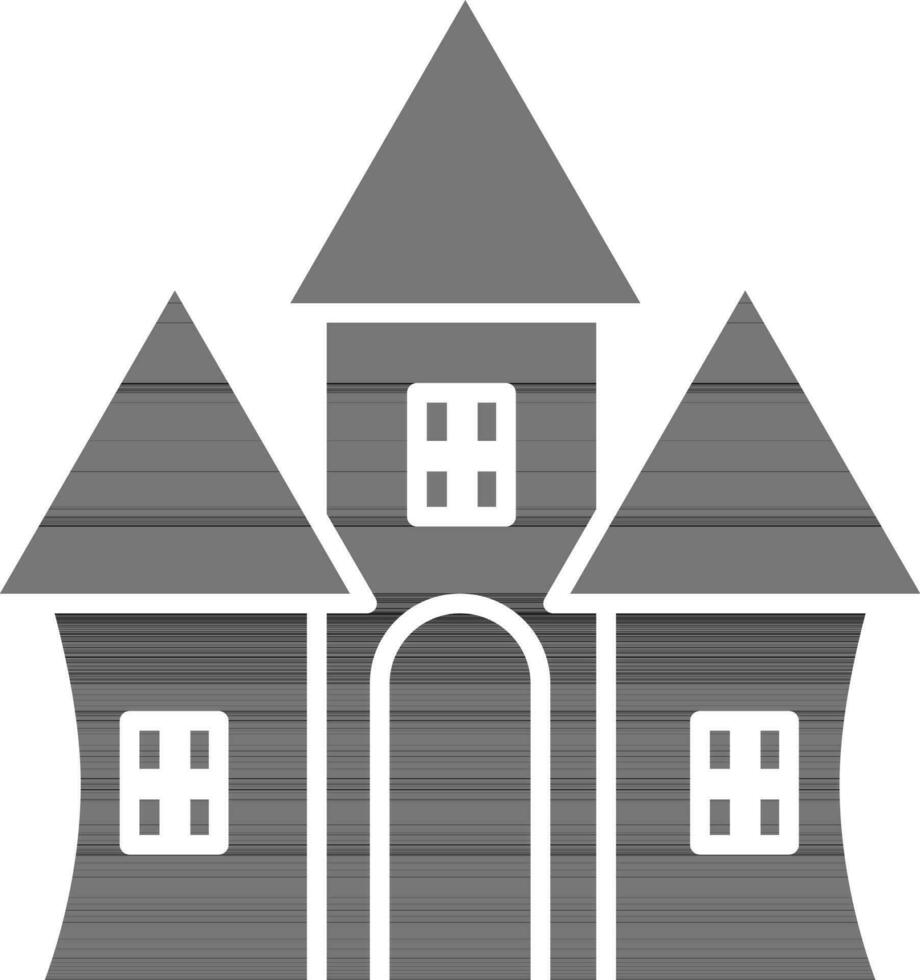 kerstmis, kerk, huis, huis, vector