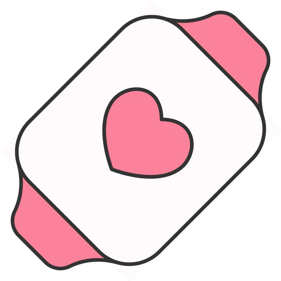 polshorloge icoon in roze kleur. vector