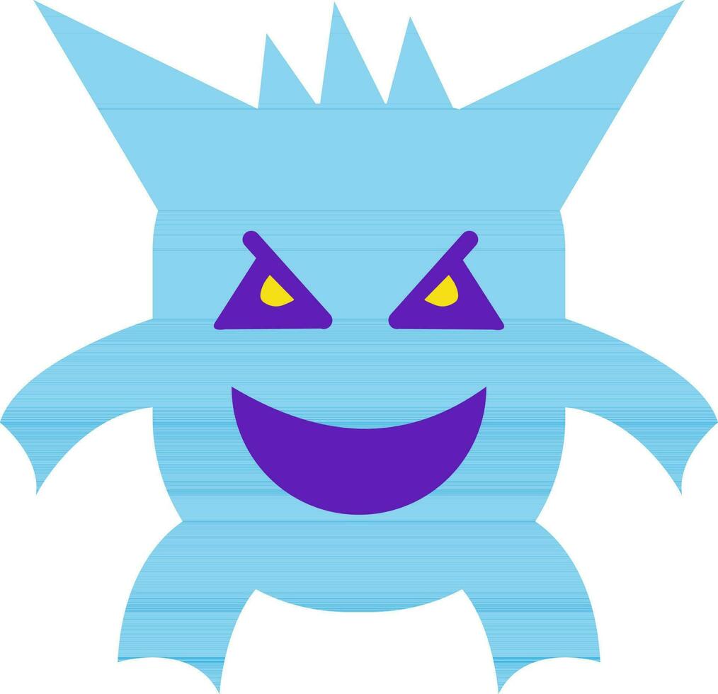 monster in vlak stijl. vector