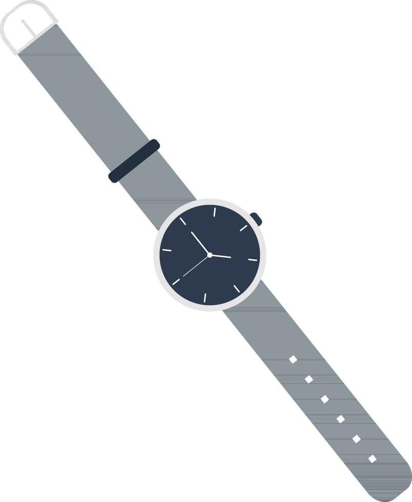 vlak illustratie van pols horloge. vector