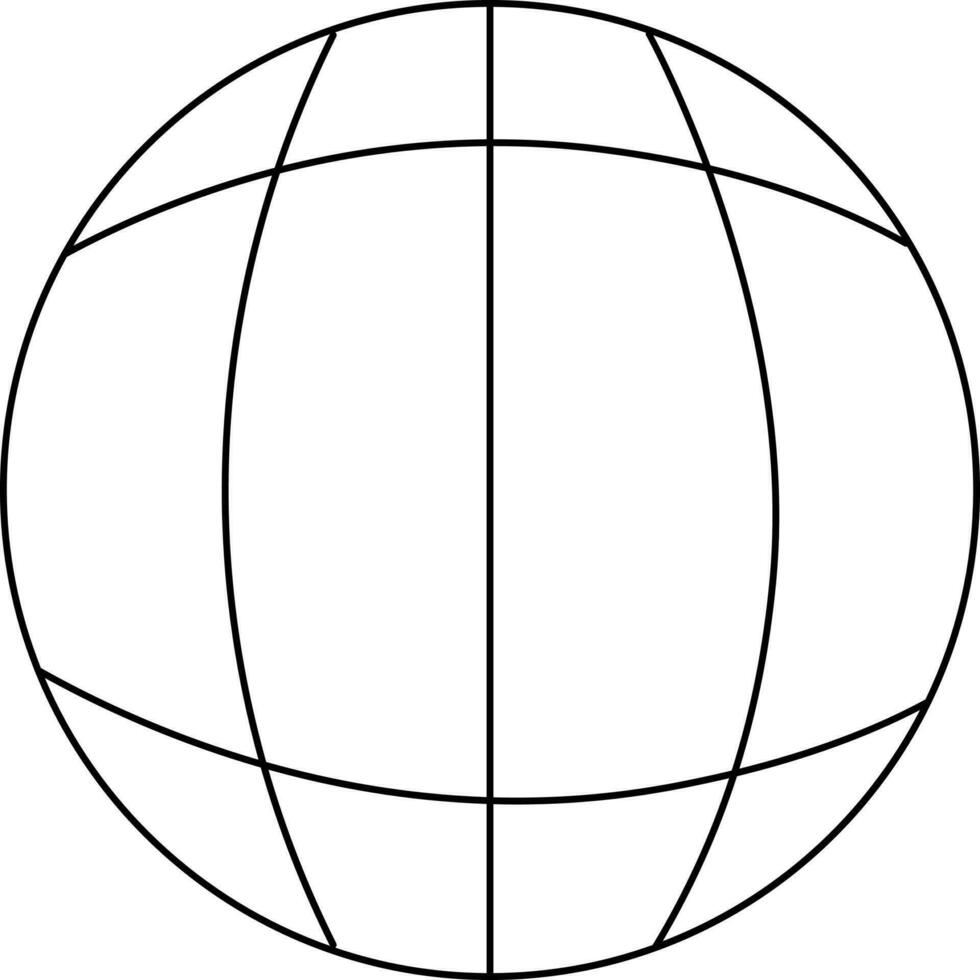 vector illustratie van wereldbol.