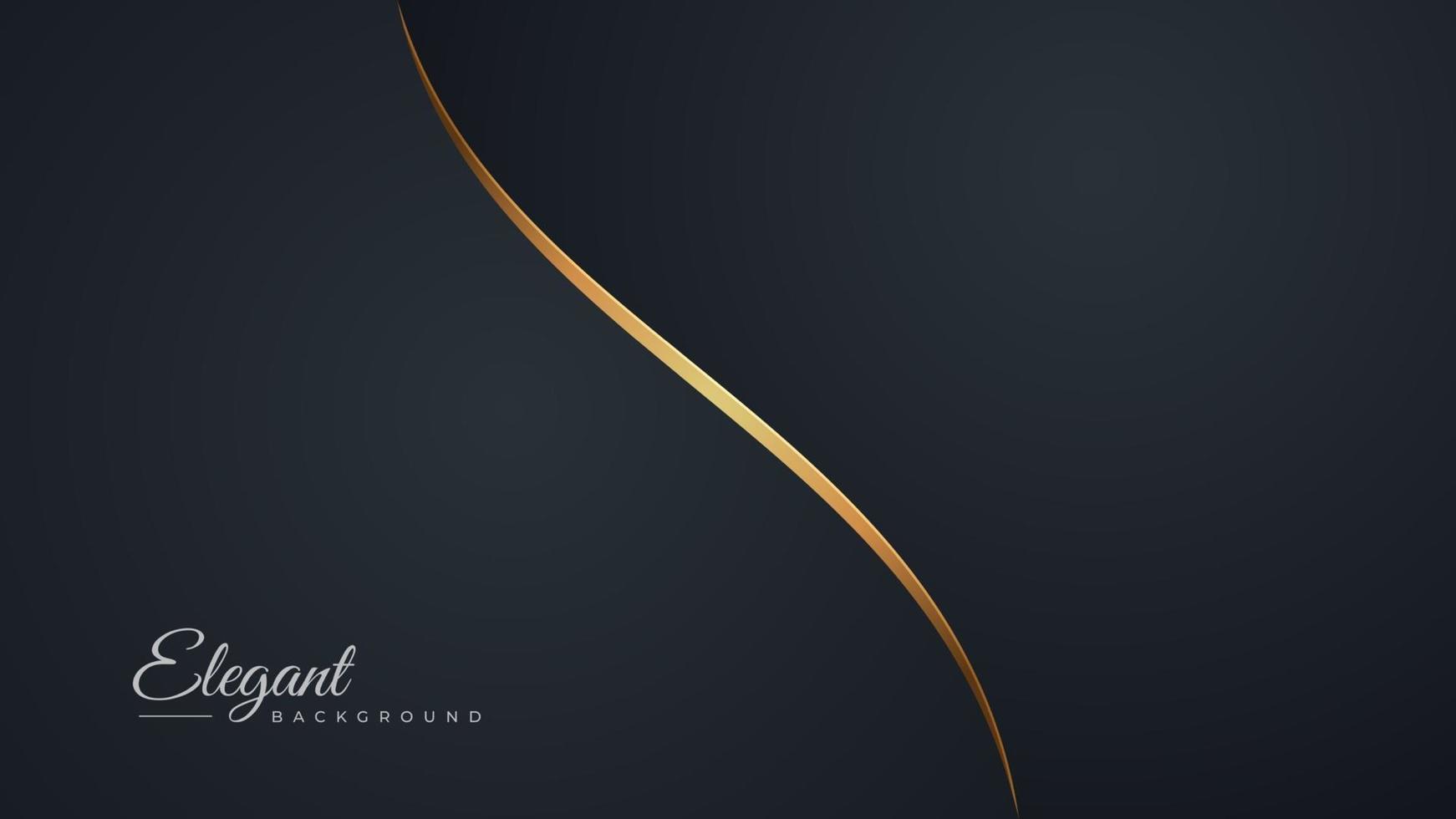 luxe achtergrond gouden lijn. ontwerp van de zakelijke banner. vector