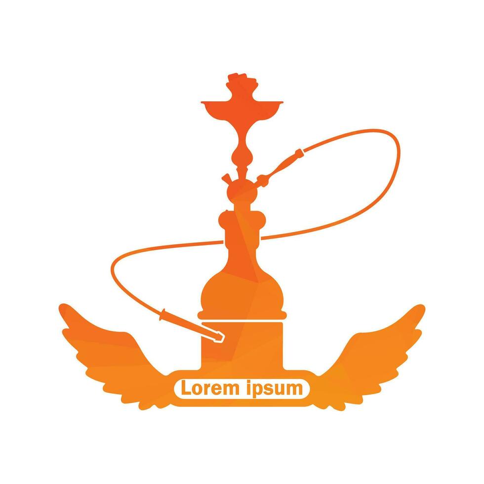 hookah Arabisch shisha ontwerp vector illustratie