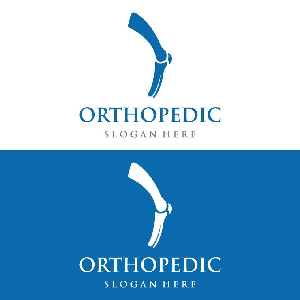 bot of orthopedische logo sjabloon ontwerp voor bot zorg en bot Gezondheid. vector