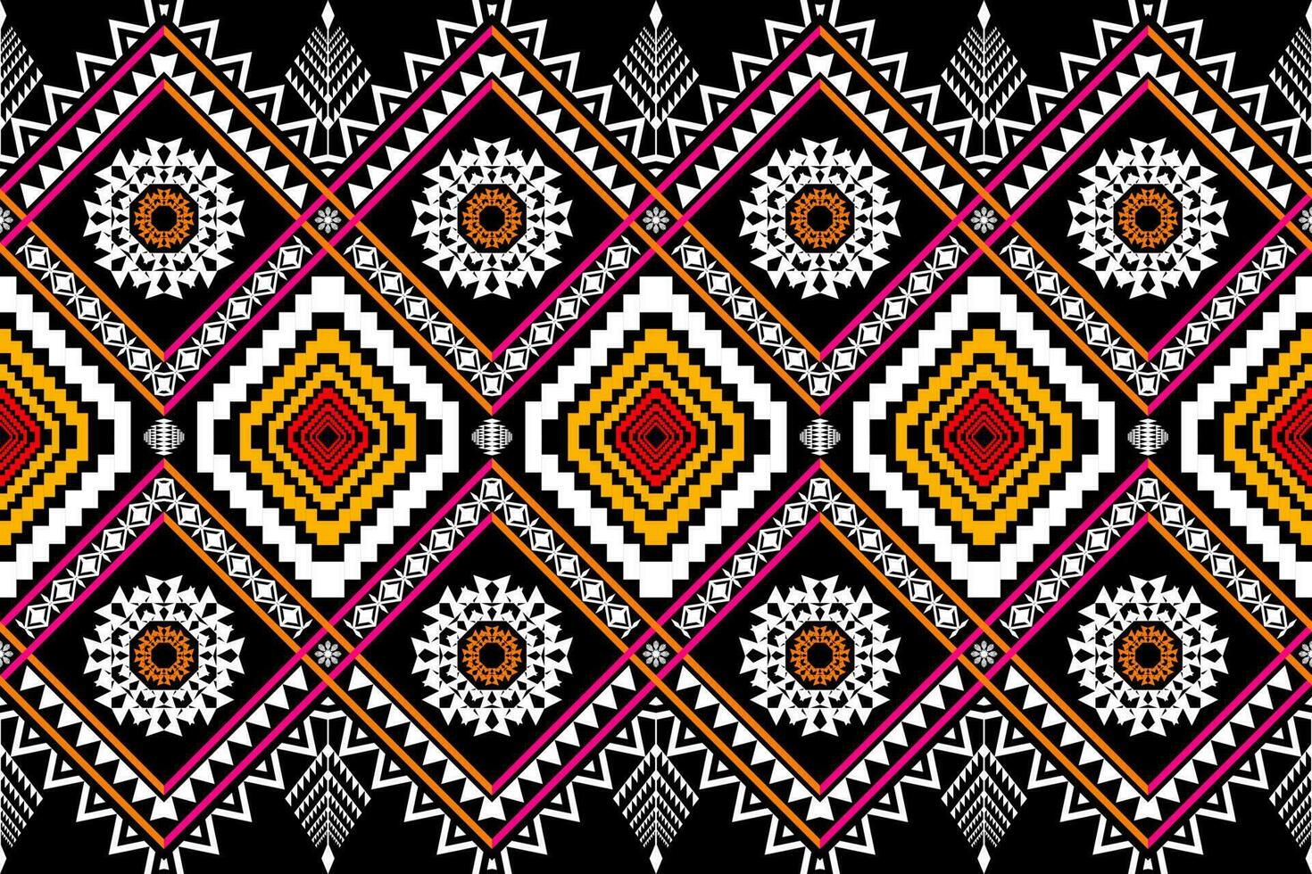 etnisch figuur aztec borduurwerk stijl. meetkundig ikat oosters traditioneel kunst Patroonontwerp voor etnisch achtergrond,behang,mode,kleding,verpakking,stof,afbeelding,vector illustratie vector