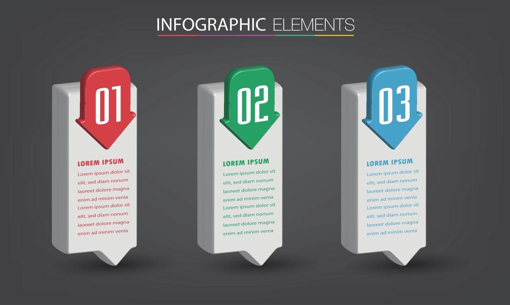 moderne tekstvak sjabloon banner infographics vector