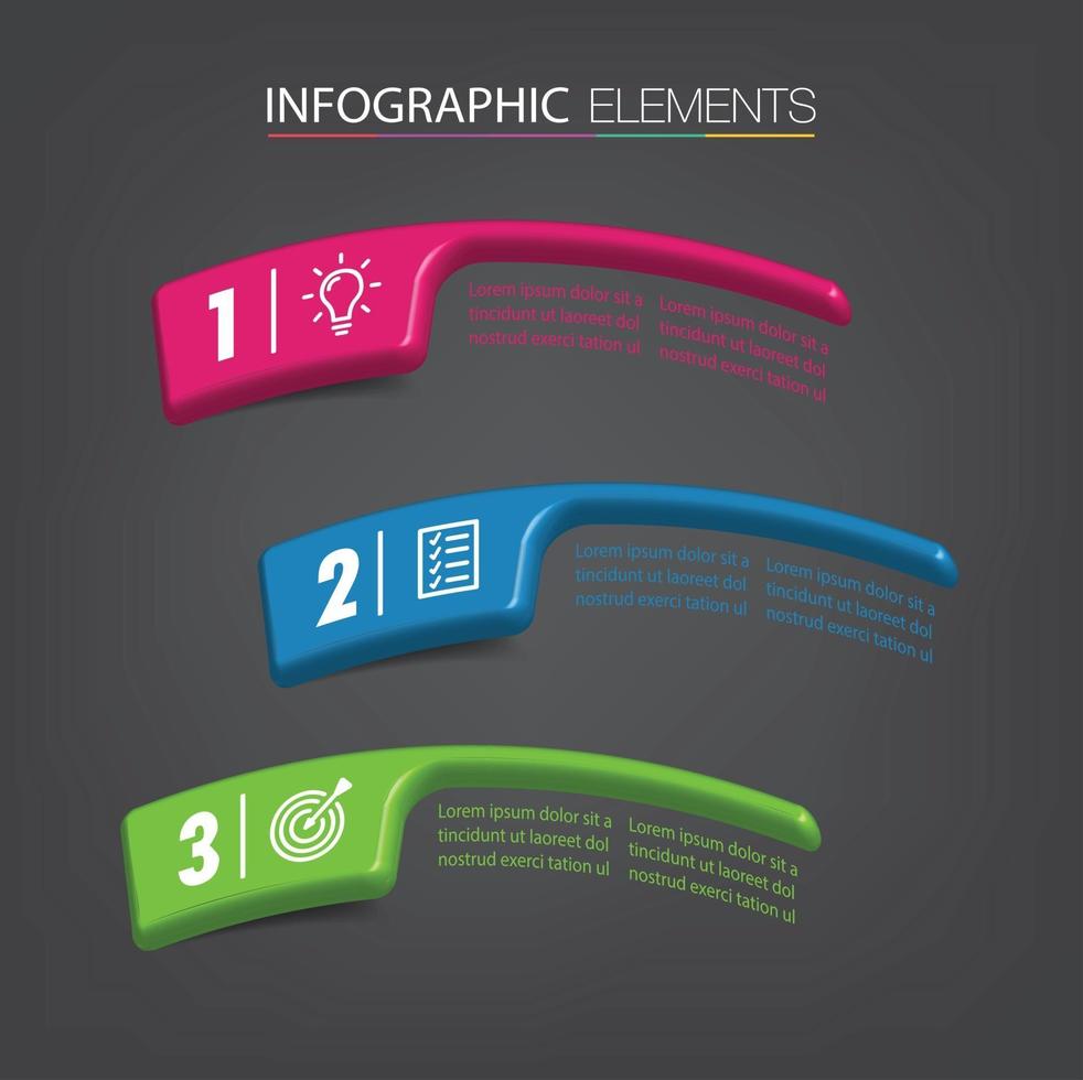 moderne tekstvak sjabloon banner infographics vector