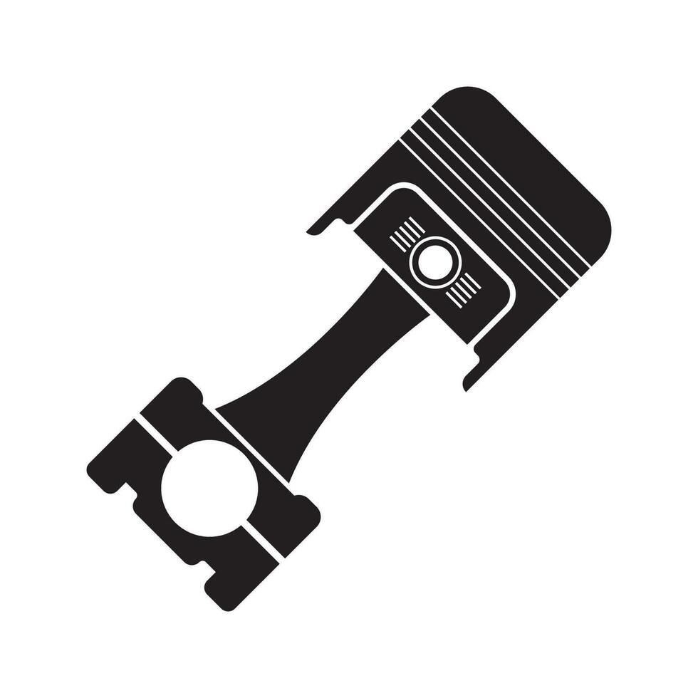 zuiger icoon logo vector illustratie ontwerp sjabloon