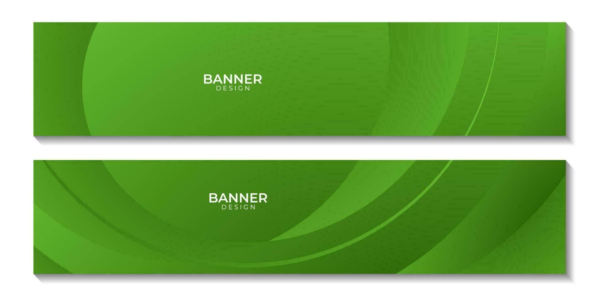 abstract banners met groen helling Golf modern achtergrond voor bedrijf vector