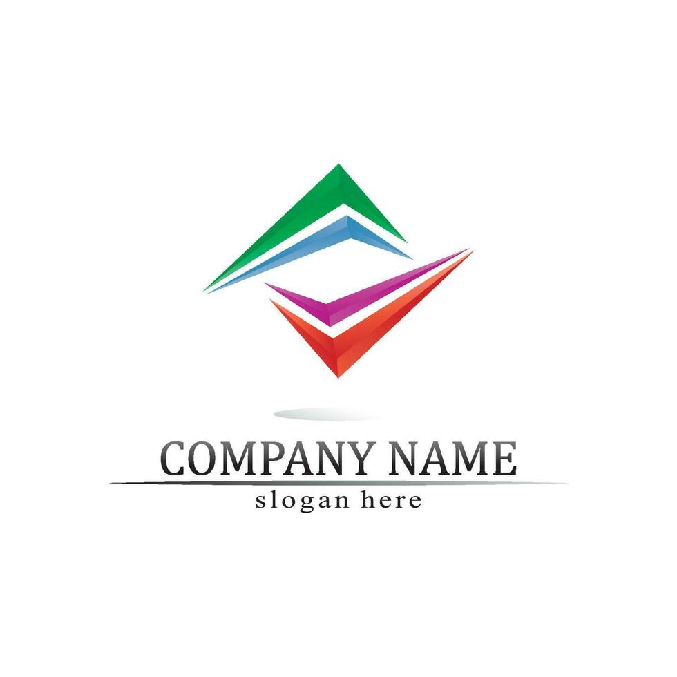 zakelijke financiën logo sjabloon logo vector