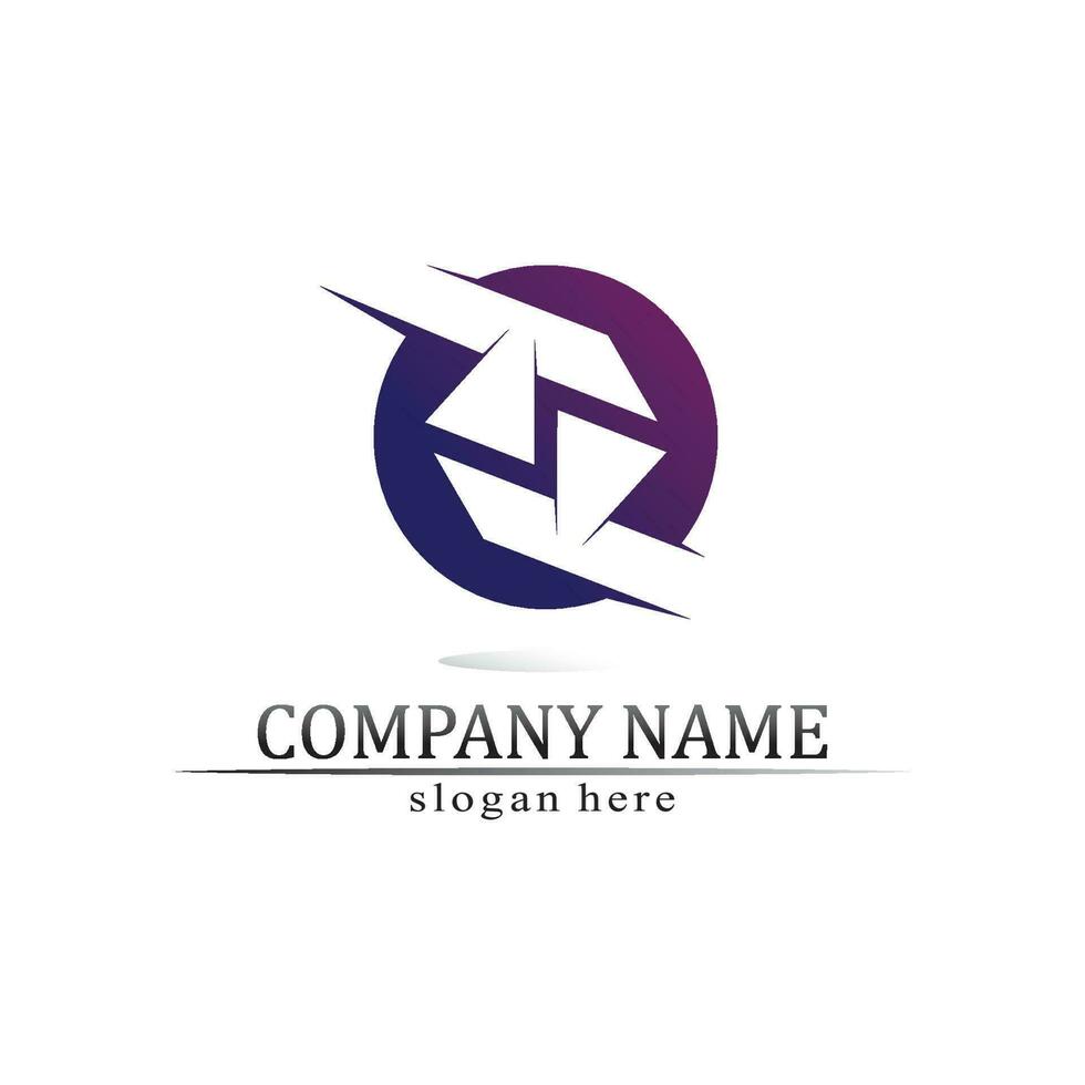 zakelijke financiën logo sjabloon logo vector