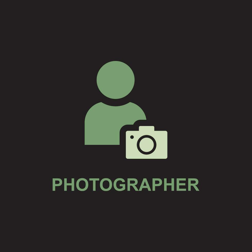 fotograaf icoon vector illustratie