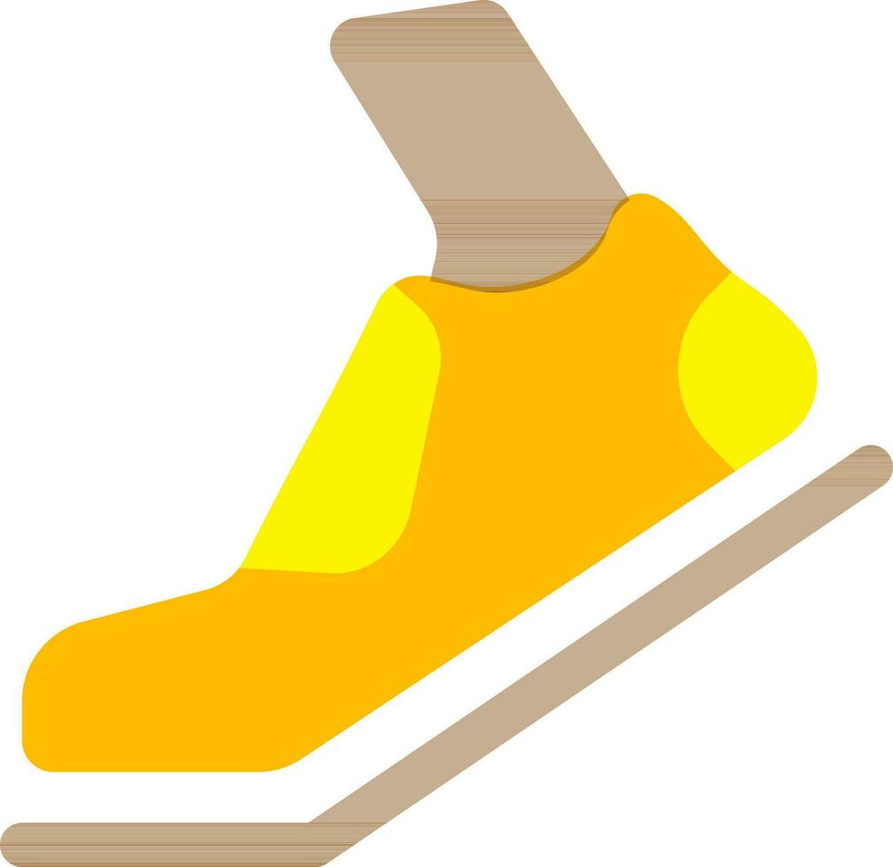 rennen schoenen icoon in vlak stijl. vector