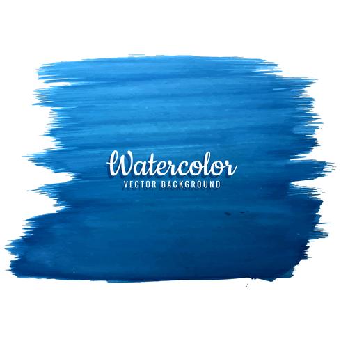 moderne blauwe waterverfachtergrond vector