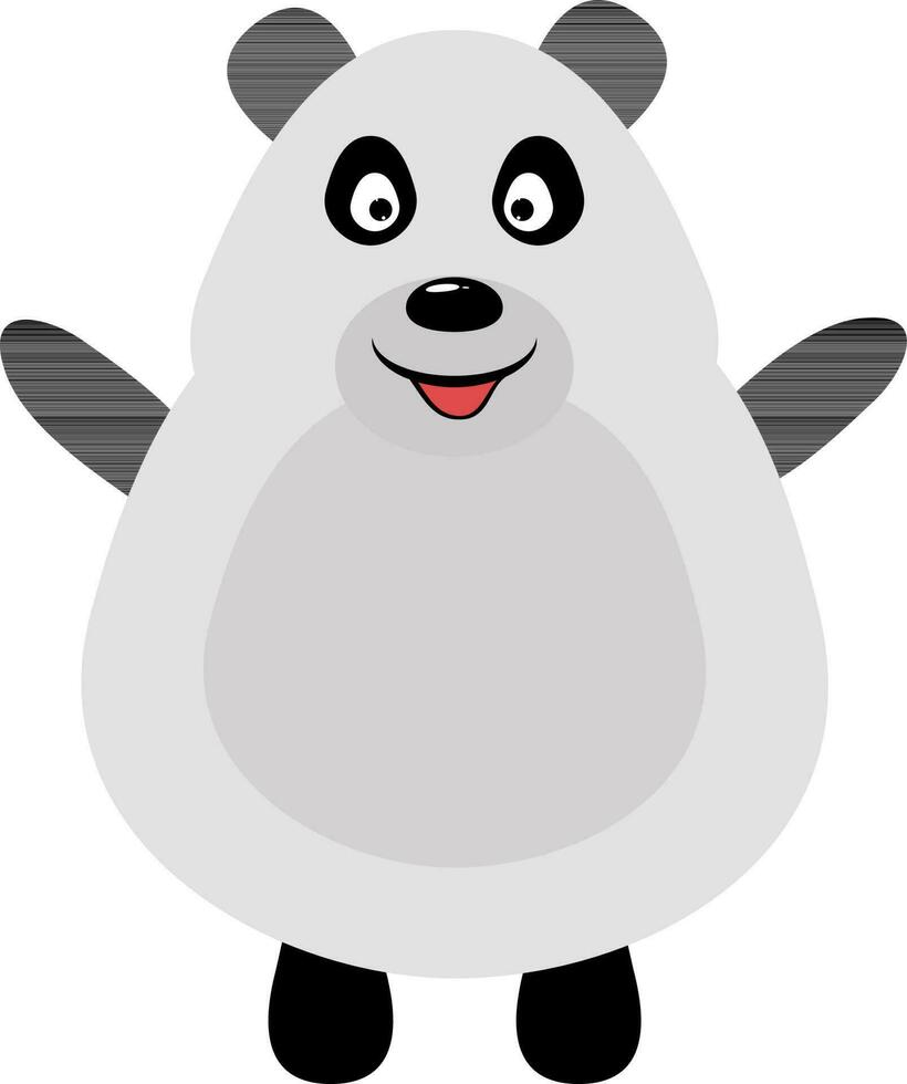 tekenfilm karakter van panda. vector