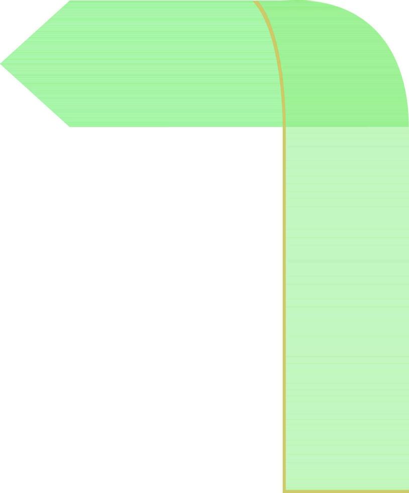 groen infographic pijl ontwerp. vector
