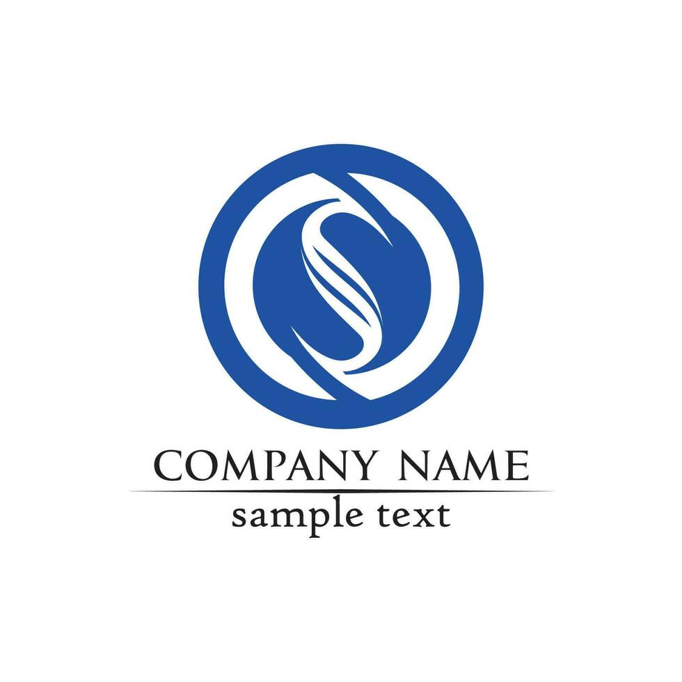 golven strand logo en symbolen sjabloon pictogrammen app vector