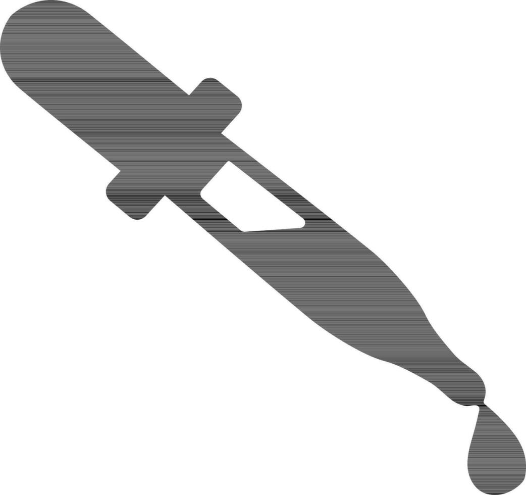 illustratie van een pipet. vector