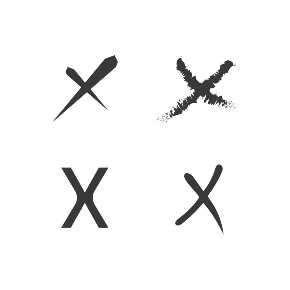x logo en letter x vector, logo sjabloon, illustratie ontwerp vector grafisch alfabet symbool initiaal, merk