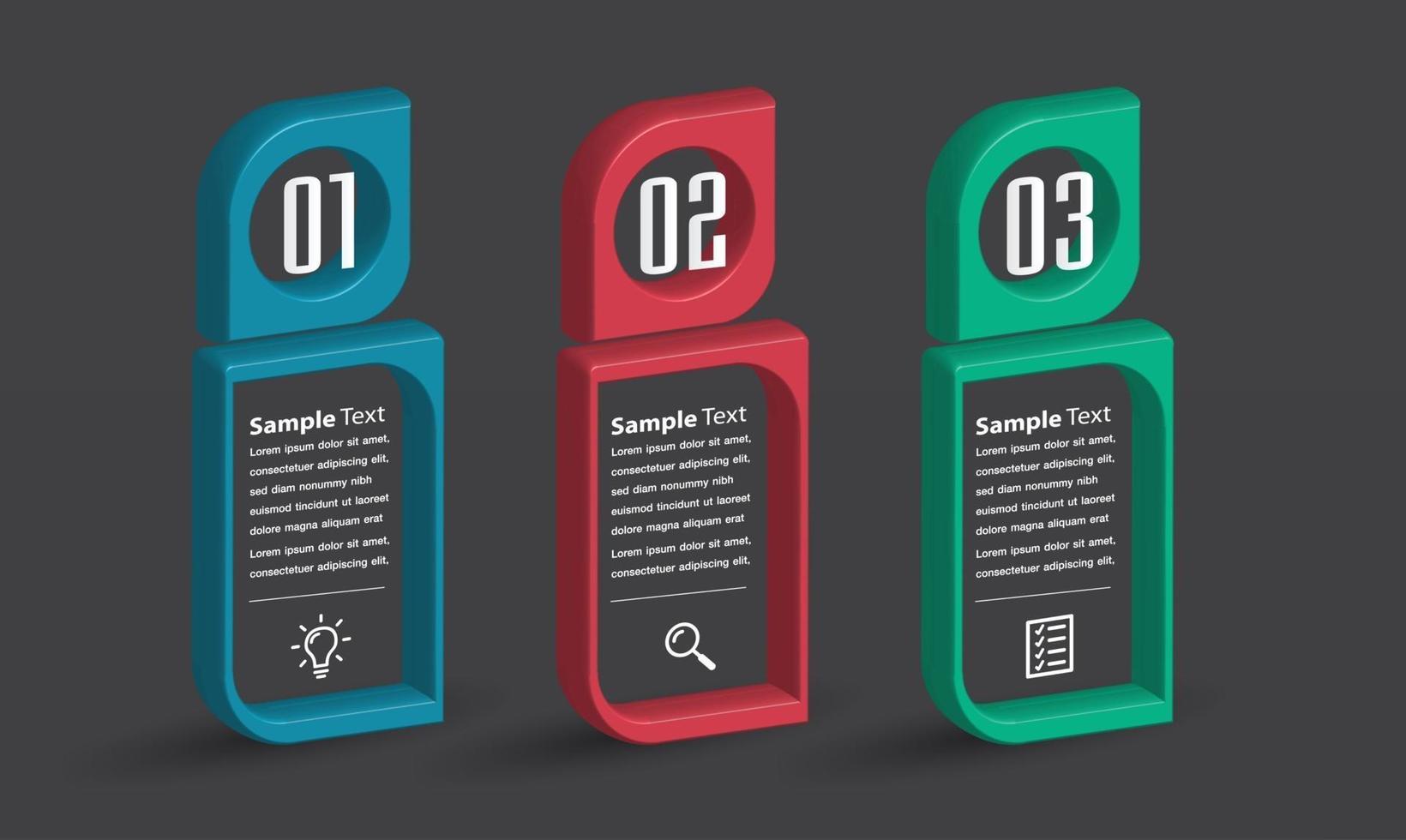 moderne tekstvak sjabloon banner infographics vector