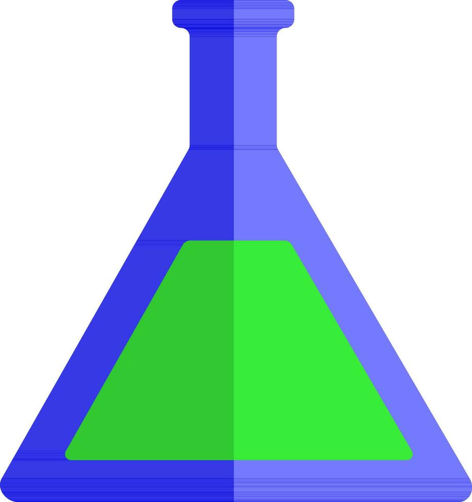 blauw en groen beker. vector