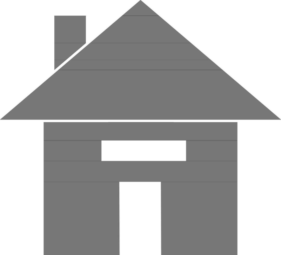 illustratie van een hut. vector
