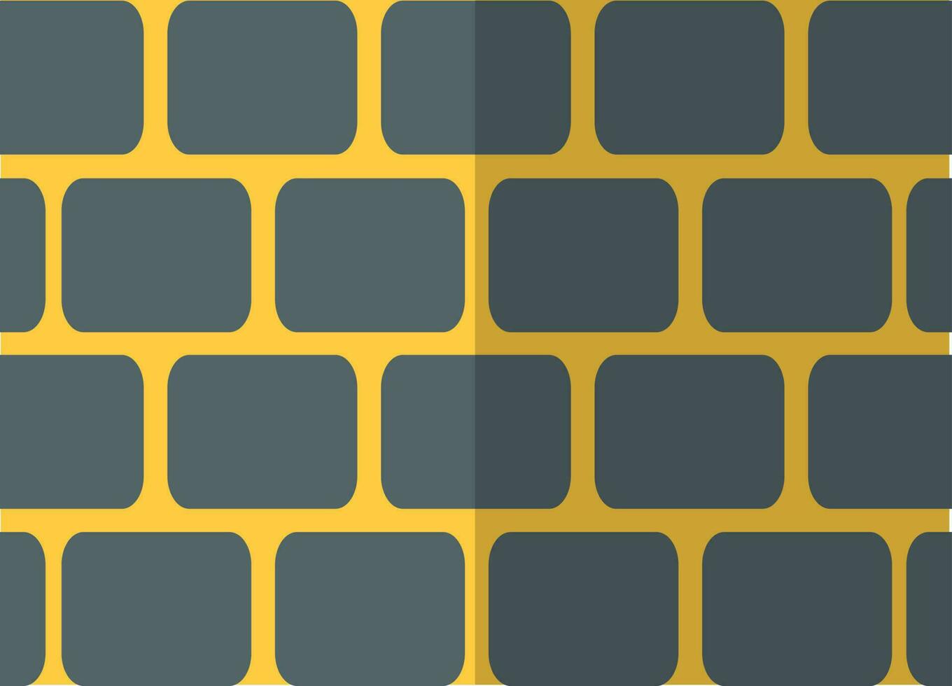 muur icoon in geel en grijs kleur. vector