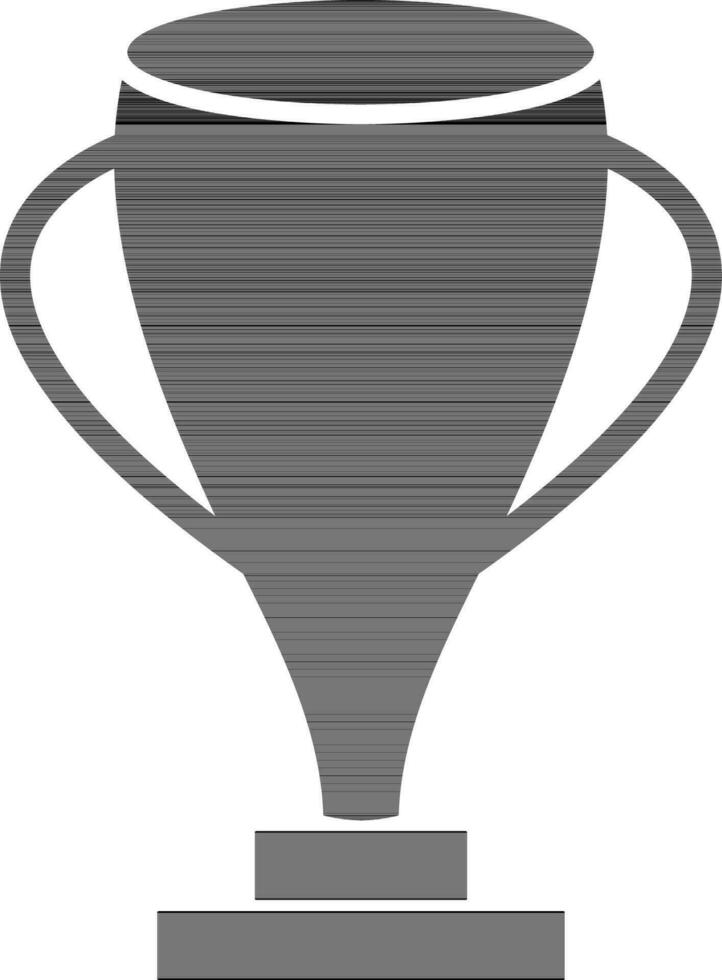vector teken en symbool van een trofee.