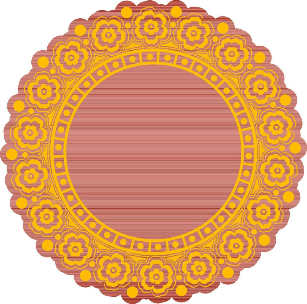 decoratief bloemen mandala ontwerp. vector