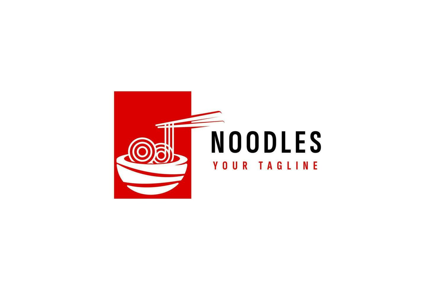 noedels logo vector icoon illustratie