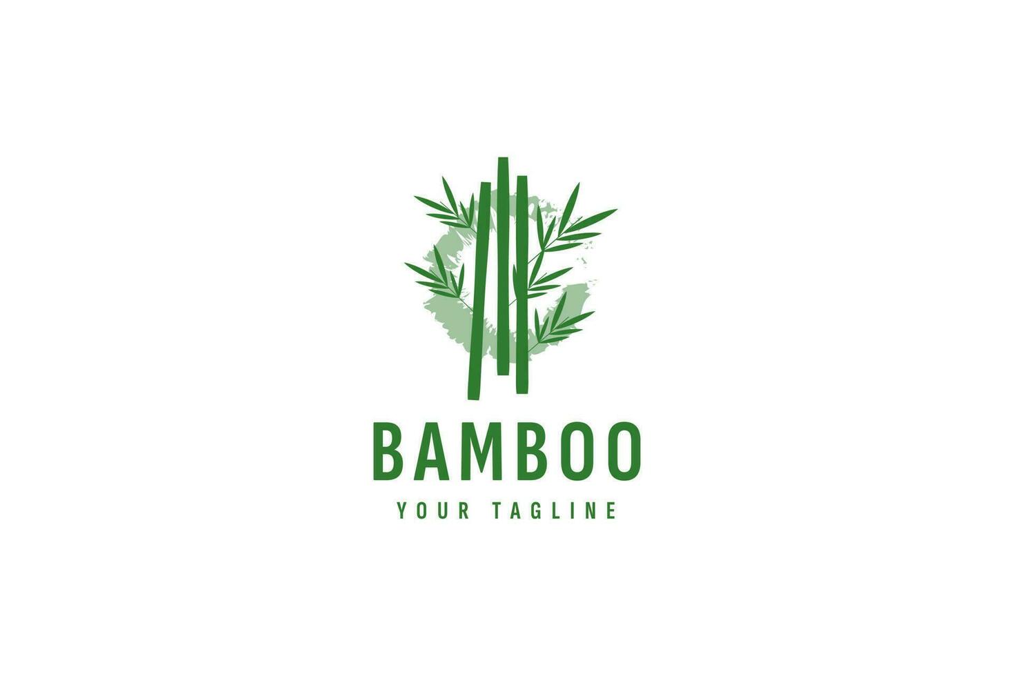 bamboe logo vector icoon illustratie