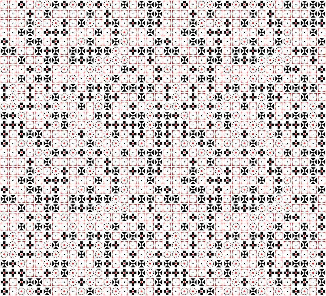 plein mozaïek- tegel stijl vector naadloos patroon, puzzel stijl stukken van plein patroon naadloos achtergrond