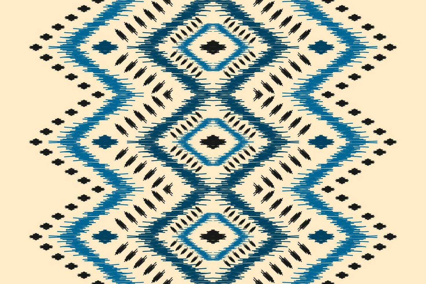 etnisch ikat naadloos patroon in stam. aztec meetkundig etnisch ornament afdrukken. ikat patroon stijl. vector