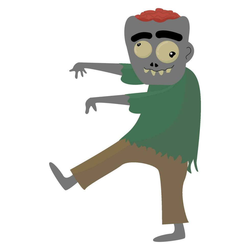 zombie geest wandelen halloween vector