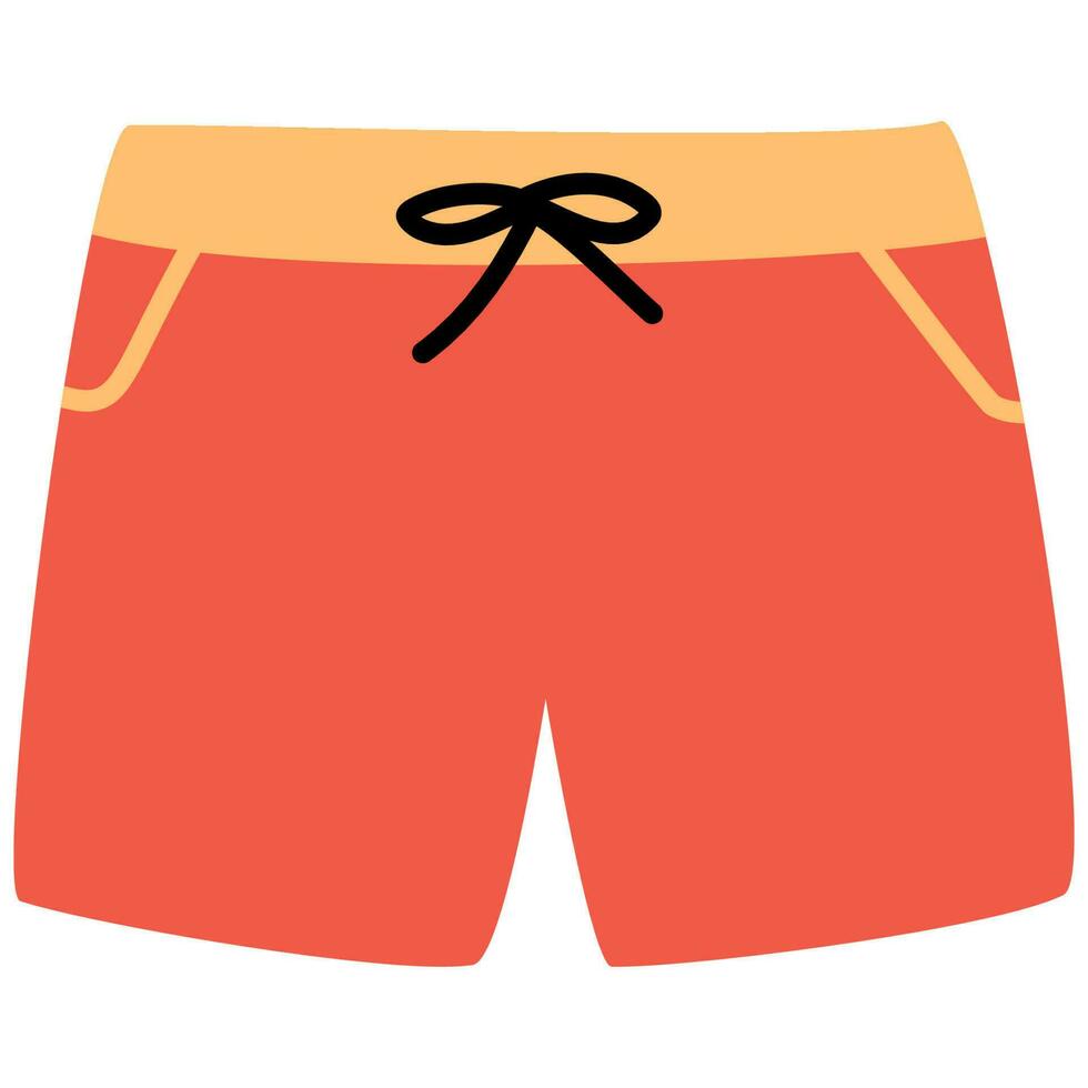 bikini hoed kort hijgen zomer vector