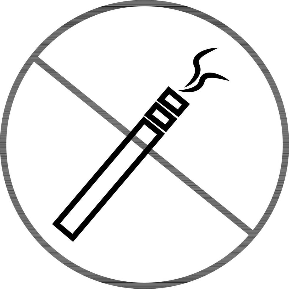 roken sigaret icoon. teken of symbool. vector