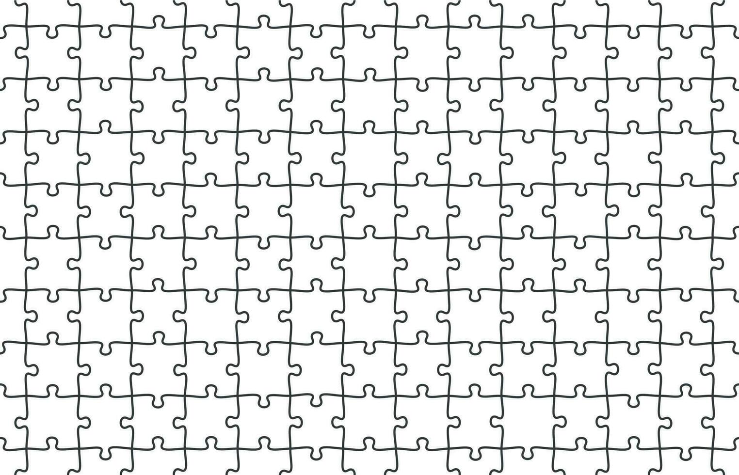 decoupeerzaag puzzel naadloos patroon. puzzels tegels, decoupeerzagen stukken en puzzel spel structuur vector achtergrond illustratie