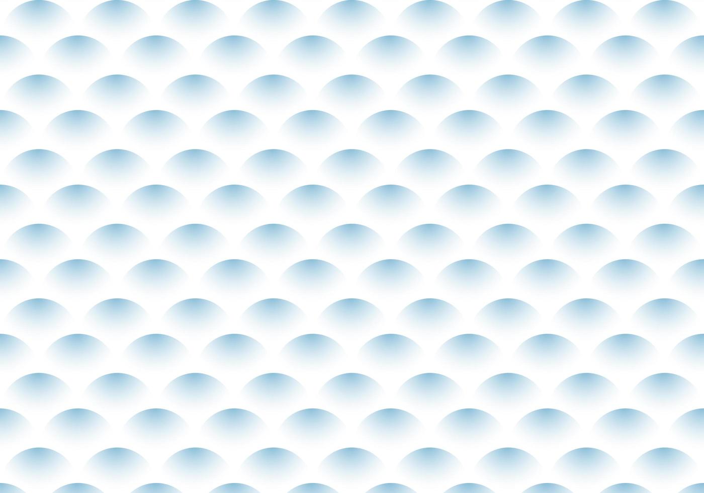 abstract golfpatroon van de halve cirkel blauw gradiënt op witte achtergrond. vector