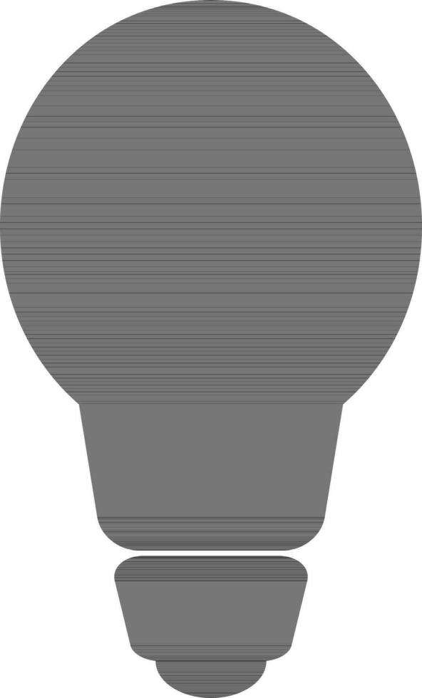 zwart elektrisch lamp in vlak stijl. vector